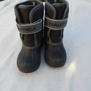 Nautica Kids Winter Black Boots Size 9
